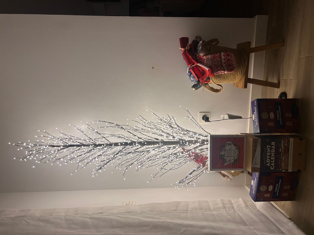 Christmas tree and advent calendars