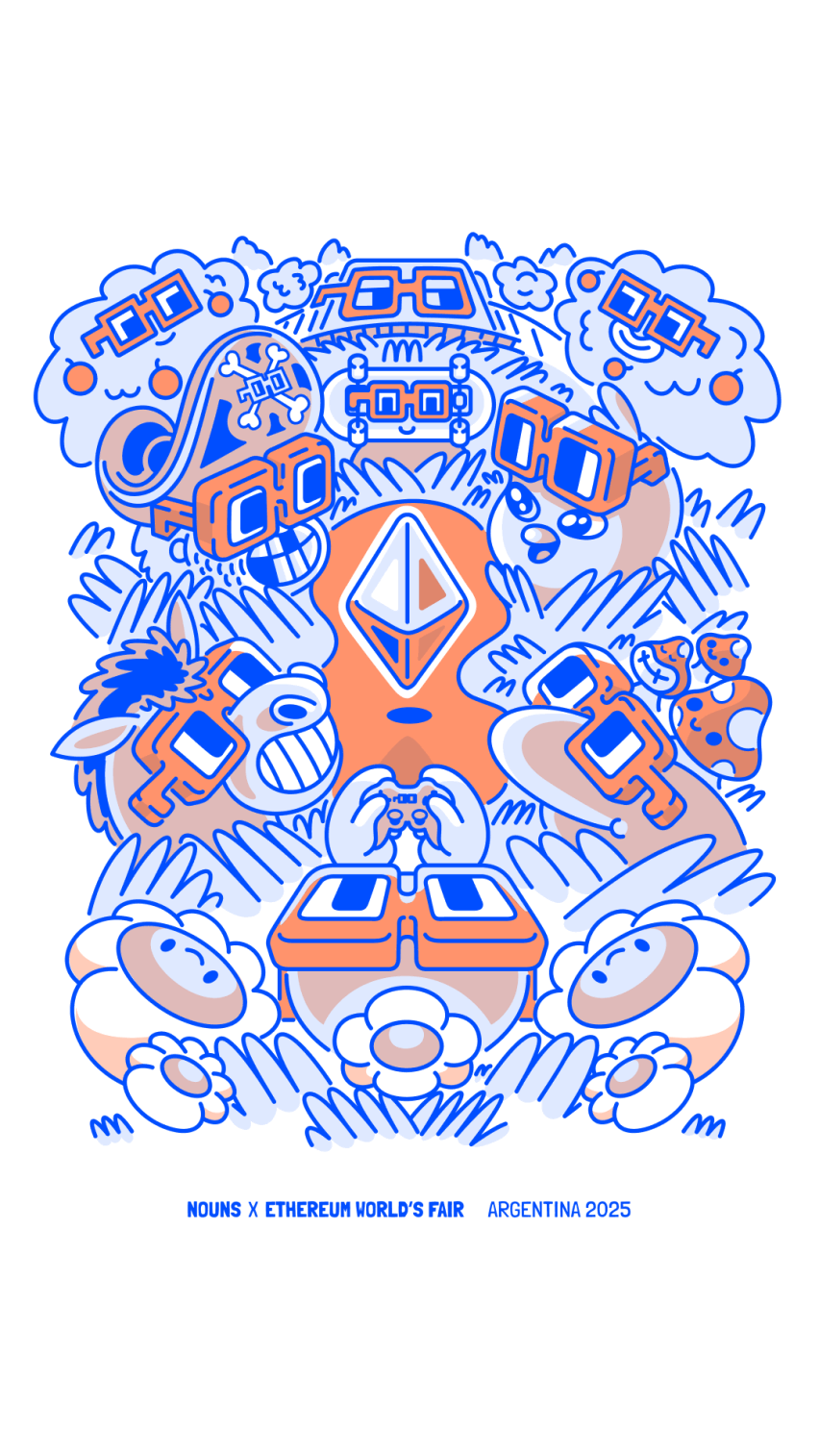 Nouns x Ethereum World's Fair logo
