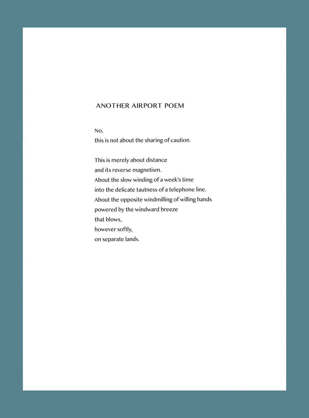 Fifty Ways of Looking at a Poem